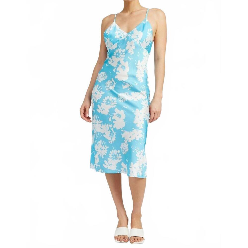 NEW BELLE D'AMOUR gaby summer dress in blue